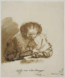 Portrait de Titia van Uylenburgh - Rembrandt van Rijn